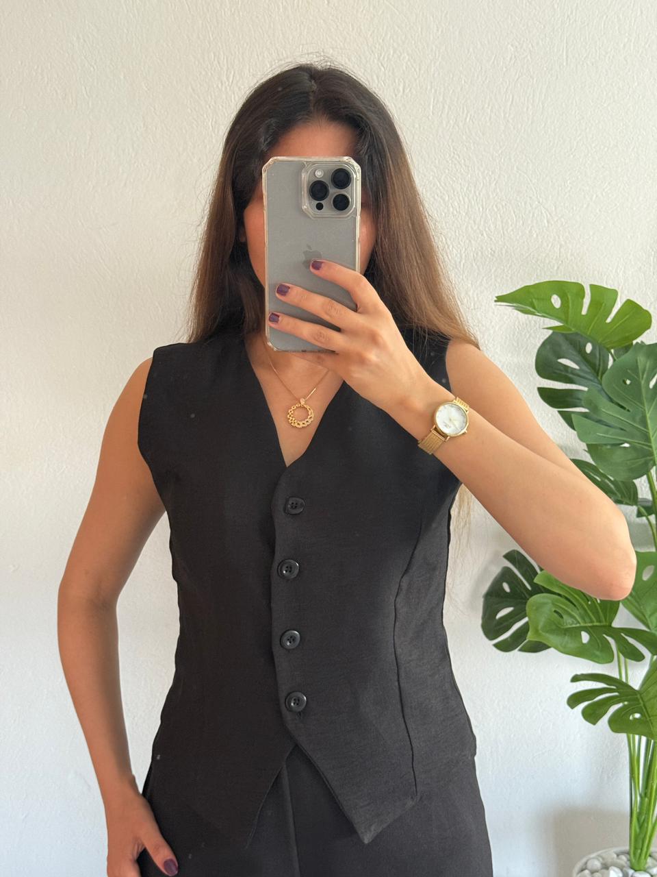 Ensemble Femmes Chic 2 Pieces - Noir